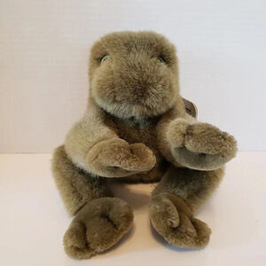 Vintage Gund 1985 Croaking Ribbit  Soft Plush Frog.